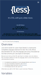 Mobile Screenshot of lesscss.org